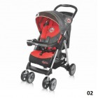 Детская прогулочная коляска Baby Design Walker 2012 02 Красная